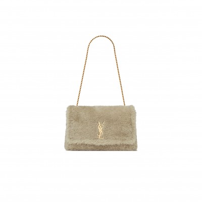 YSL KATE MEDIUM IN SHEARLING 553804145542 (28.5*20*6cm)